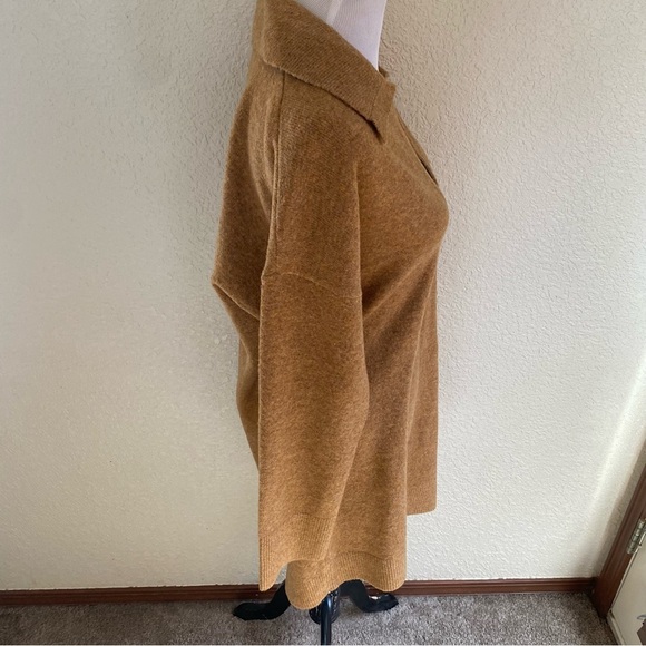 Abercrombie & Fitch Sweater Dress Long Sleeve Tight Knit Collared Short: L - Picture 3 of 10